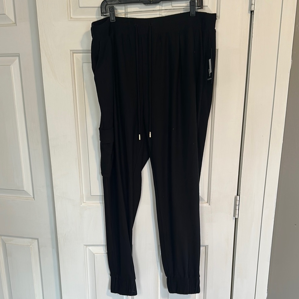 NWT Coldesina black sweatpants size 1x